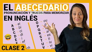 EL ABECEDARIO en inglés 🔊PRONUNCIACIÓN fácil y rápido🚀 ▶ ＃2 Clase [upl. by Tneciv]