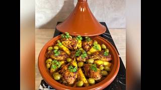 Tajine de poulet aux olivesTajine Zitoune façon CYRIL LIGNAC [upl. by Josiah]