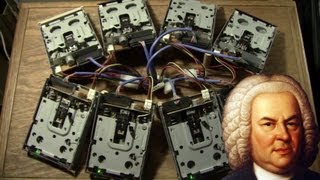 Toccata and Fugue in D Minor On Floppy Drive Organ [upl. by Enitnemelc174]