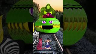 2 different colors Cute cats amp baby vs nine Pacman four Gta 5 bigfoot amp train driver tom [upl. by Noled487]