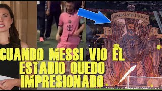 PRENSA ESTADOUNIDENSE ALUCINA CON LO QUE HICIERON LOS FANS DE MONTERREY CON MESSI [upl. by Ennoid]