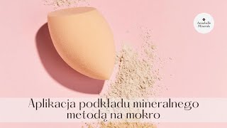 Jak nakładać podkład mineralny przy pomocy gąbki do makijażu 🧽 [upl. by Shawn752]