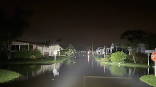 Driving Around Bradenton Florida During The Eye Of Hurricane Milton [upl. by Merat745]