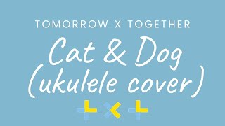 TXT  CAT amp DOG UKULELE COVER [upl. by Hoffert]