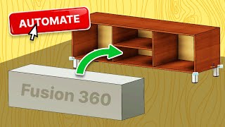 Fusion 360 for Woodworkers The Addin You Need [upl. by Htiekram]