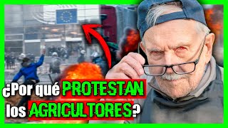 ¿Por qué hay PROTESTAS de AGRICULTORES en la UNIÓN EUROPEA [upl. by Acissey154]