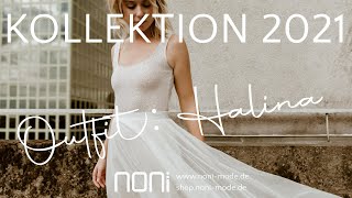 noni Brautkleid Kollektion 2021  Vorstellung HalinaBrautkleid I noni Brautmode [upl. by Anailuj]