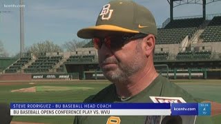 Baylor baseball ready to start Big 12 play [upl. by Suirauqram]