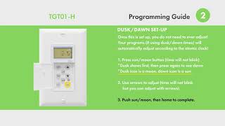 Setup Guide  InWall Astronomic Digital Timer Switch  TOPGREENER TGT01H [upl. by Wolford727]