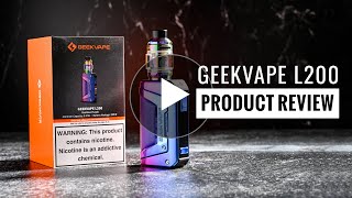 GeekVape L200 Review Is This the Ultimate Vaping Device  Black Note [upl. by Rothschild]