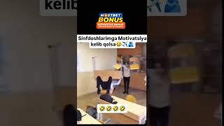 SINFDOSHLARIMGA MOTIVATSIYA KELIB QOLSA 😅❤️funny 1mln comedyvideos instagram subscribe japan [upl. by Amek]