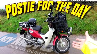 Honda Super Cub review  Honda NCB110 postie bike [upl. by Bruns371]