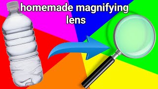 How to Make a Simple WaterBased Magnifying Glass  Making a magnifying lens  inventions [upl. by Caldwell382]