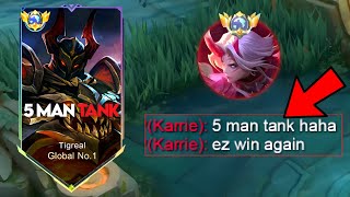 THEYRE LAUGHING AT 5 MAN TANK IN RANKED GAME  instant regret💀 [upl. by Valera]