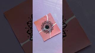 Easy mandala art 🌸🧡mandala mandalaartart easymandalaart shorts youtubeshorts [upl. by Struve751]