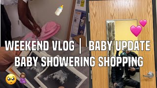 WEEKEND VLOG  BABY SHOWERING SHOPPING  BABY UPDATE  NESTING PART I [upl. by Edrahs]