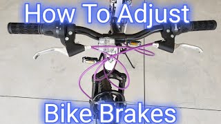 How To Adjust Brakes On A Mongoose Mountain Bike [upl. by Ribal]