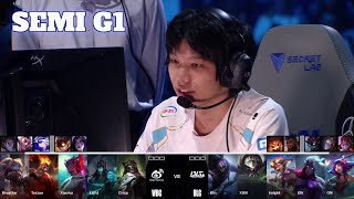 WBG vs BLG  Game 1  Semi Final LoL Worlds 2024  Weibo Gaming vs Bilibili Gaming G1 full [upl. by Natsirhc]