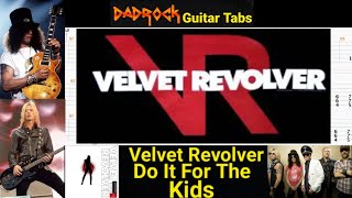 Do It For The Kids  Velvet Revolver  Guitar  Bass TABS Lesson [upl. by Pass93]