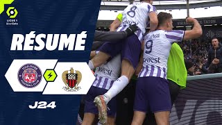 TOULOUSE FC  OGC NICE 2  1  Résumé  TFC  OGCN  20232024 [upl. by Gilburt476]