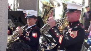 1st Marine Division Band Plays Americans We [upl. by Lexis943]