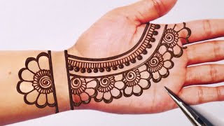 Stylish Easy mehndi designs Latest front hand mehndi design Simple Mehandi design mehndi designs [upl. by Silyhp728]