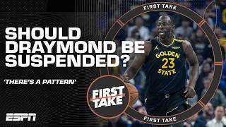 He needs to be SUSPENDED 🗣️ Kendrick Perkins GOES OFF on Draymond Green  First Take [upl. by Asilam]