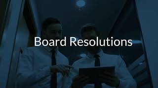 Board Resolutions  Eqvista [upl. by Adnalahs818]