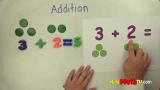 Teach Kids Basic Addition with the aid of chips and pictures  1st grade [upl. by Scharf]