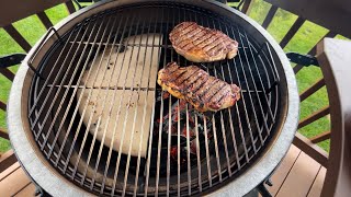 How to Reverse Sear Steaks on XL Big Green Egg🥩 Please Like amp Subscribe bbq biggreenegg [upl. by Oam]