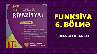 Funksiyanın qrafiklərinin qarşılıqlı vəziyyəti yeni test toplusu 2023 riyaziyyat [upl. by Percy]