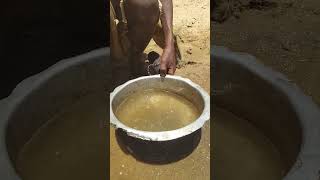 Taking water from the ponds in the dry river [upl. by Anyal]