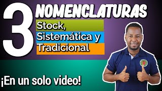 NOMENCLATURA DE ÓXIDOS SISTEMÁTICA STOCK Y TRADICIONAL [upl. by Iaoh]