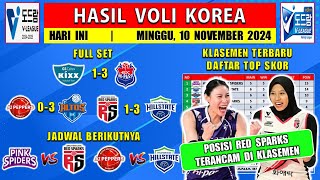 Hasil Liga Voli Korea 2024 Hari Ini Minggu 10 Nov 2024  GS Caltex vs Hi Pass  Klasemen Terbaru [upl. by Englebert]