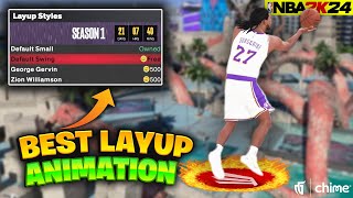 The Best Layup Animations on NBA 2K24 [upl. by Bambi]