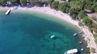 Medveja Opatija riviera beautiful pebble beach and crystal clear sea Travel to Croatia [upl. by Etyak]