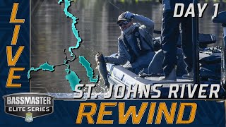 2022 Bassmaster LIVE at St Johns River  Day 1 THURSDAY [upl. by Anit406]