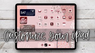 Customize your iPad Homescreen  Easy amp Aesthetic  MUST DO [upl. by Heinrik]