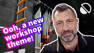 Garage workshop theme and update [upl. by Ardnekal]