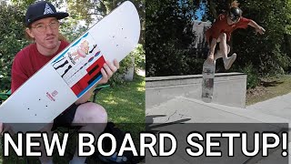 New skateboard setup for 2024  MLM SKATES [upl. by Odnomyar]