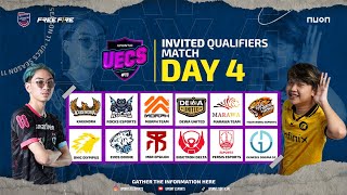 🔴 LIVE INVITED QUALIFIER MATCH DAY 4  UECS SEASON 11 [upl. by Lytsirhc567]