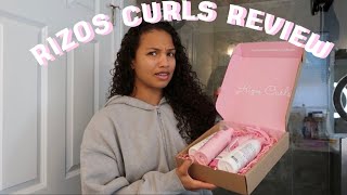 RIZOS CURLS  HONEST REVIEW [upl. by Ymac]