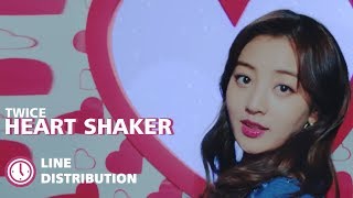 TWICE 트와이스  Heart Shaker Line Distribution [upl. by Notsud555]