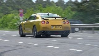 Litchfield Nissan R35 GTR  Skyline GTR R33 VSPEC INSANE Accelerations [upl. by Enelyad]