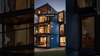 Costeffective Designs Using Shipping Containers Offer Budgetfriendly Housing Solutions [upl. by Mikihisa]