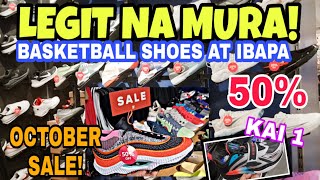 50 off ORIG BASKETBALL SHOES at ibapaGRABE OCTOBER SALEJORDAN NIKE ANTA ADIDAS [upl. by Othe716]