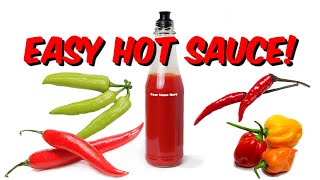 Easy Homemade Hot Sauce  Better than the Store [upl. by Neetsuj]