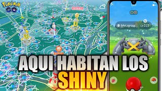 ESTE LUGAR ES INCREIBLE Como completar la PokeDex Shiny 100IV DONDE VIVEN LOS YOUTUBERS Pokemon GO [upl. by Ellerey]