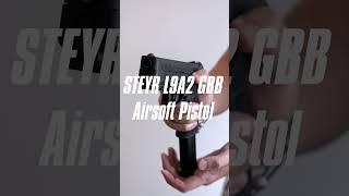 KJ Works STEYR L9A2 GBB Airsoft Pistol ASMR  RWTV shorts airsoft L9A2 STEYR GBB ASMR [upl. by Goldstein]