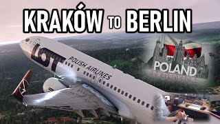 ✈️👨‍✈️ VATSIM Full Flight Kraków to Berlin  FULL ATC  Subtitles  PMDG Boeing 737800  MSFS [upl. by Koller]